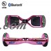 HOVERHEART UL 2272 Certified LED Hoverboard 6.5" Self Balancing Wheel Electric Scooter -Chrome Pink   